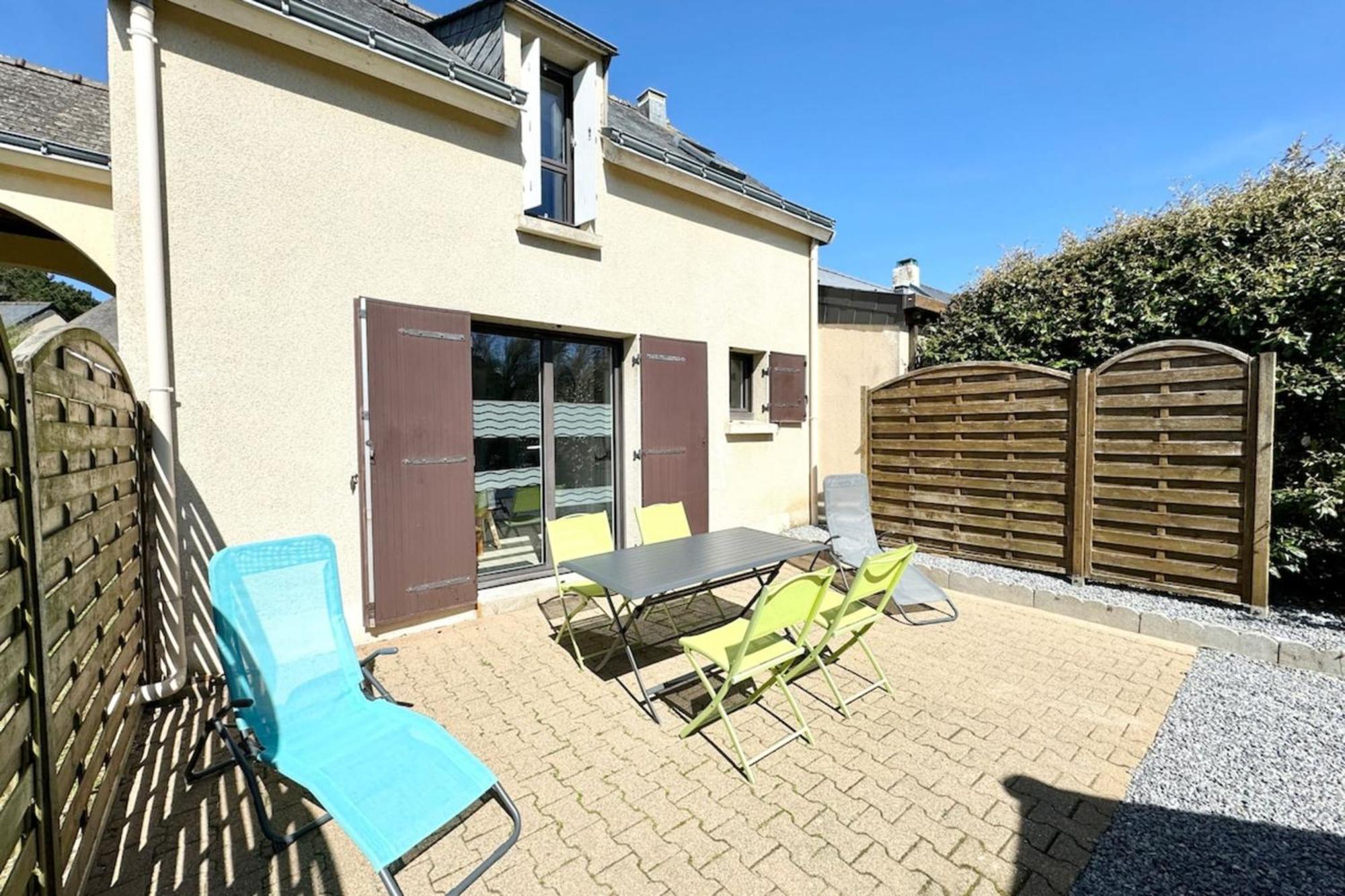 Charmante Maisonnette Terrasse - Proche Plages Guidel Buitenkant foto