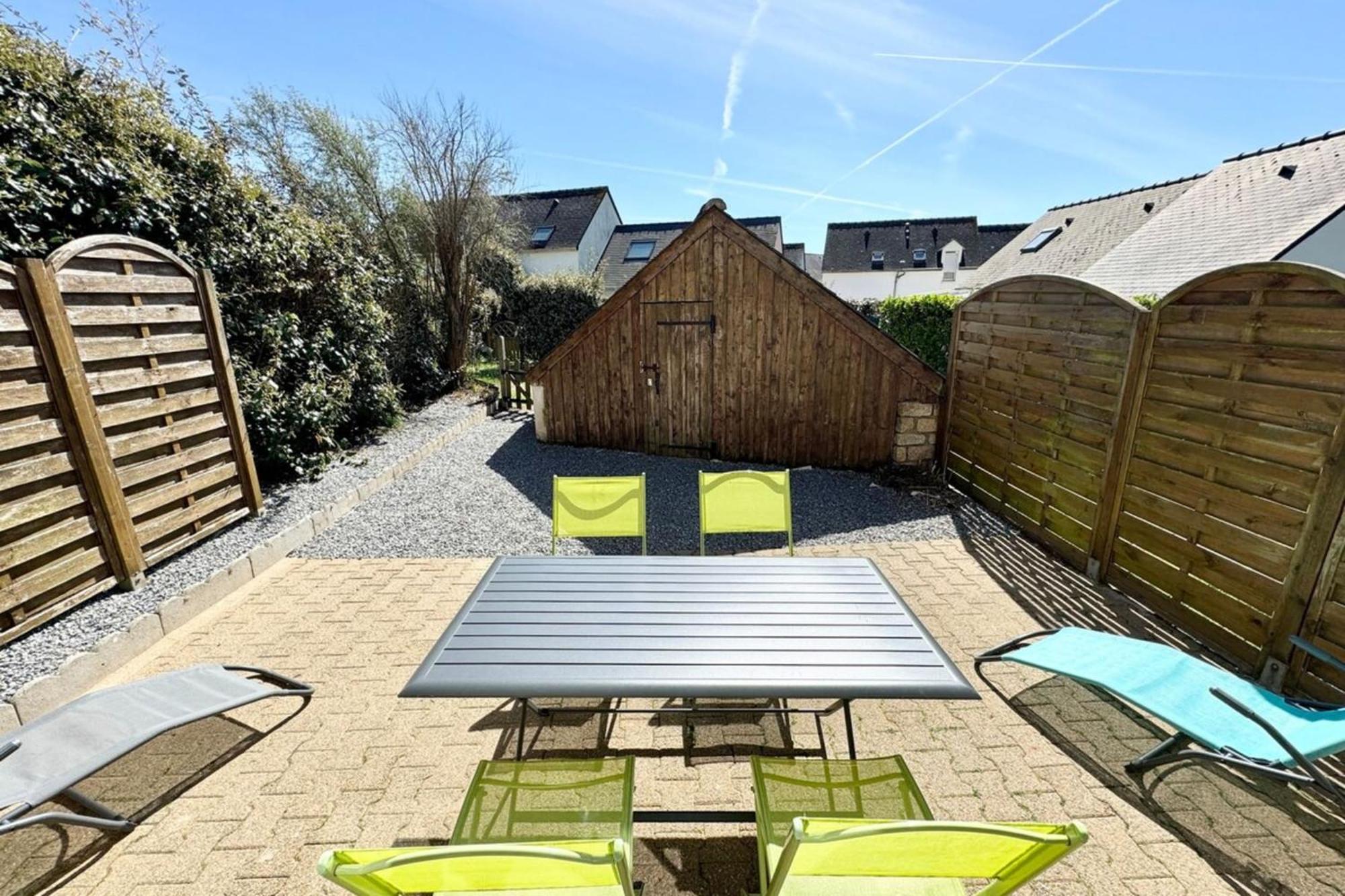 Charmante Maisonnette Terrasse - Proche Plages Guidel Buitenkant foto